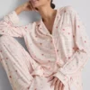 Pijamas de estilo «boyfriend» de Stacey Solomon con estampado de cuadros vichy