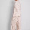 Pijamas de estilo «boyfriend» de Stacey Solomon con estampado de cuadros vichy