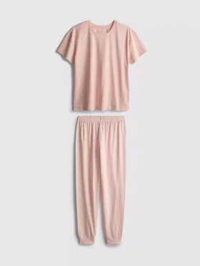 Pijamas de pantalones cortos estampados de algodón