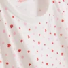Pijamas de pantalones cortos estampados de algodón