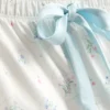 Pijamas de tirantes con lazo de satén estampado