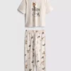 Pijamas estampados de mezcla de algodón de Disney