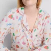 Pijamas estilo «boyfriend» con estampado de dulces