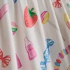 Pijamas estilo «boyfriend» con estampado de dulces