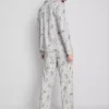 Pijamas estilo boyfriend con estampado de Snoopy