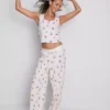 Pijamas sin mangas estampados de Winnie the Pooh de Disney, con alto contenido en algodón