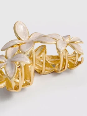 Pinza para el pelo con forma de orquídea