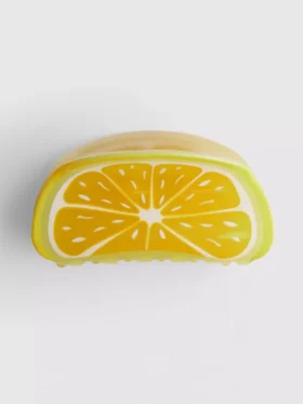 Pinza para el pelo con forma de rodaja de fruta