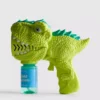 Pistola de pompas con forma de dinosaurio