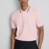Polo con cuello con ribete