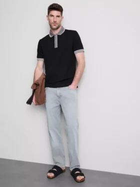 Polo con textura