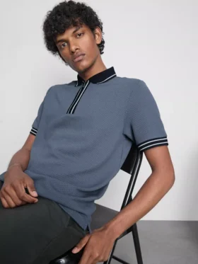 Polo con textura