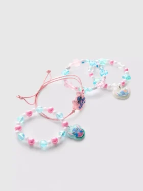 Pulsera de Stitch de Disney, paquete de 4