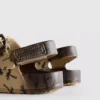 Sandalias con correa de doble hebilla estampadas