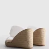 Sandalias con cuña de metacrilato