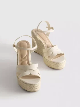 Sandalias de cuña tipo alpargata