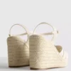 Sandalias de cuña tipo alpargata