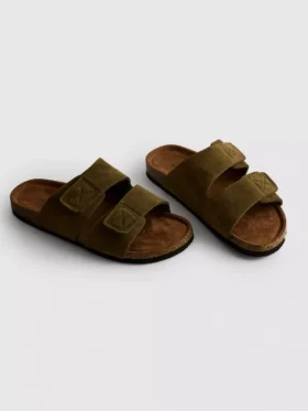 Sandalias de dos tiras y suela gruesa