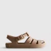 Sandalias de gelatina con diseño de rejilla