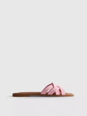 Sandalias de imitación de piel trenzada