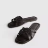Sandalias de imitación de piel trenzada