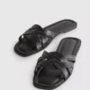 Sandalias de imitación de piel trenzada