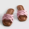 Sandalias de imitación de piel trenzada