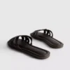 Sandalias de imitación de piel trenzada