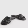 Sandalias de imitación de piel trenzada