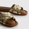 Sandalias de imitación de piel trenzada