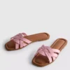 Sandalias de imitación de piel trenzada