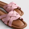 Sandalias de imitación de piel trenzada