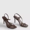 Sandalias de tacón casi imperceptible