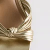 Sandalias de tacón con detalle retorcido