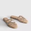 Sandalias de tiras con pedrería