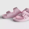 Sandalias de tiras gruesas con doble hebilla