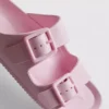 Sandalias de tiras gruesas con doble hebilla