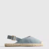 Sandalias tipo alpargatas con tiras traseras