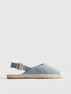 Sandalias tipo alpargatas con tiras traseras