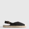 Sandalias tipo alpargatas con tiras traseras