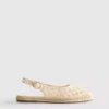 Sandalias tipo alpargatas con tiras traseras