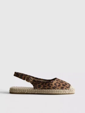 Sandalias tipo alpargatas con tiras traseras