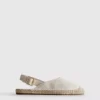 Sandalias tipo alpargatas con tiras traseras