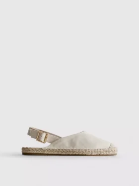 Sandalias tipo alpargatas con tiras traseras