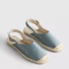 Sandalias tipo alpargatas con tiras traseras