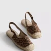 Sandalias tipo alpargatas con tiras traseras