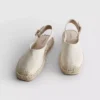 Sandalias tipo alpargatas con tiras traseras