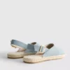 Sandalias tipo alpargatas con tiras traseras
