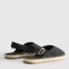 Sandalias tipo alpargatas con tiras traseras