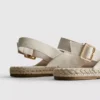 Sandalias tipo alpargatas con tiras traseras